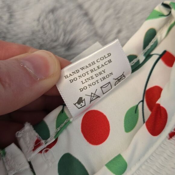 Dash of Glitter White/Red Holiday Dress, Little Girls Size Medium, EUC - Picture 6 of 8